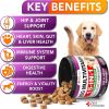 2 Pack Dog Multivitamin Chewable with Glucosamine Dog Vitamins and Supplements Senior a Puppy Multivitamin for Dogs Pet Joint Support Health Immunity